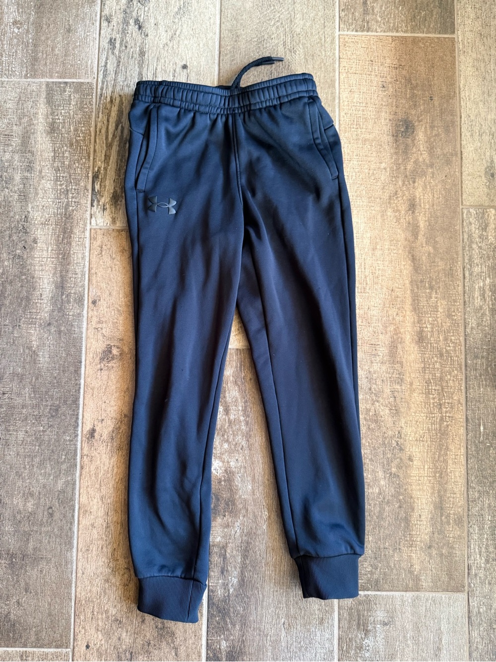 Under Armour Black Fleece-Lined Jogger Pants